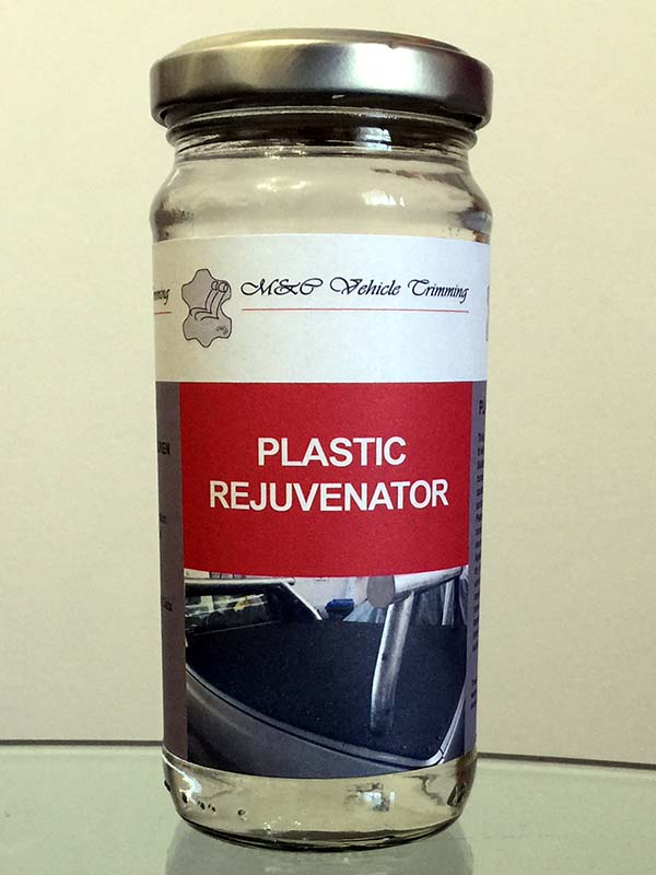 Plastic and rubber rejuvenator - M&C Vehicle Trimming - Custom automotive interior design and manufacturing Plastic and rubber rejuvenator - M&C Vehicle Trimming - Custom automotive interior design and manufacturing